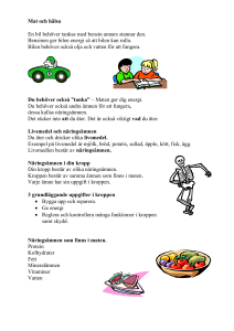 Varför äter vi