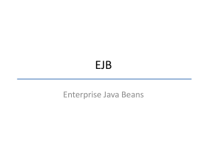 Enterprise Java Beans