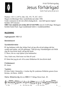 Jesus förhärligad - Sankt Pauli hemsida