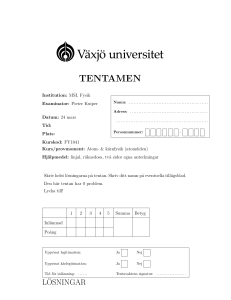 Halvvägstentans facit