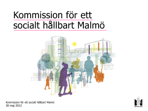Kommission för ett socialt hållbart Malmö