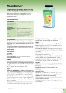 Mospilan SG - Nordisk Alkali