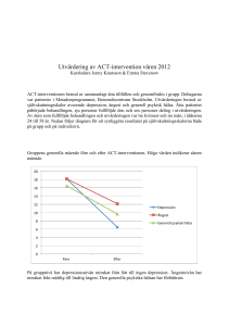 Beroendecentrum ACT pilotgrupp. 2012 08 08
