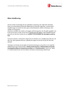 Verksamhetsplan