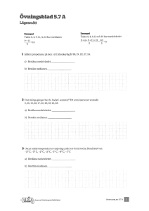 Ovningsblacl 3.7 A