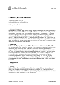 Sorkfeber, läkarinformation