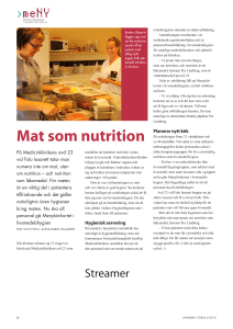 Mat som nutrition