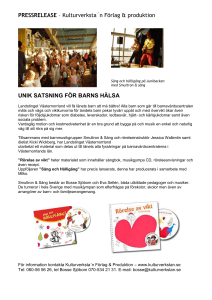 pressrelease - Kulturverkstan