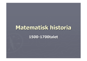 Matematisk historia