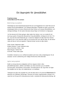 Ett läsprojekt för jämställdhet