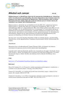 Alkohol och cancer