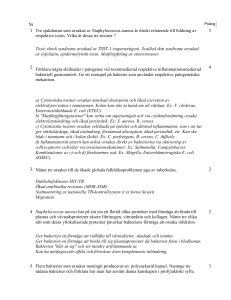 Nr 1 Tre sjukdomar som orsakas av Staphylococcus