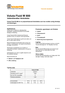 Voluta Fluid W 800 - Univar Lubricants
