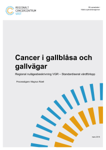 Cancer i gallblåsa och gallvägar
