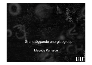 Grundläggande energibegrepp