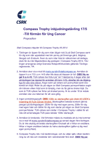 Compass Trophy inbjudningstävling 17/5