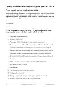 Dykning och diabetes: bedömning och intyg som genomförs varje år
