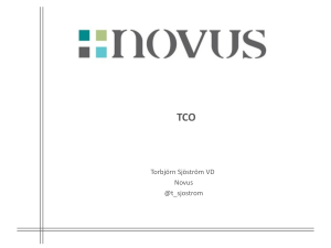 Torbjörn Sjöström VD Novus @t_sjostrom