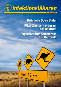 program och abstract Rapporter från sommarens EHEC