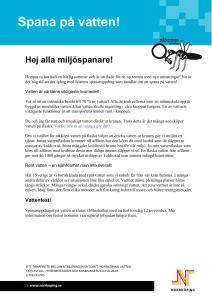 Spana på vatten!
