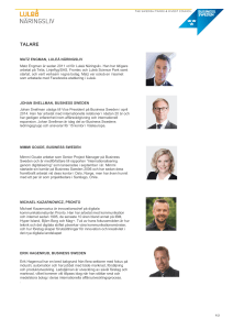 talare - Business Sweden