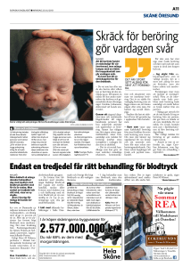 Skräck för beröring gör vardagen svår