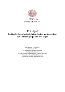 Fri vilja? - DiVA portal