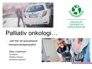 Hur klarar hematologin den palliativa vården?
