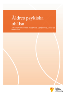 Äldres psykiska ohälsa - SKL:s webbutik