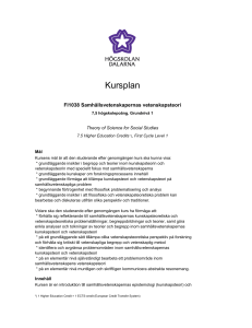 Kursplan