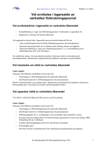 Svinn av narkotiska läkemedel
