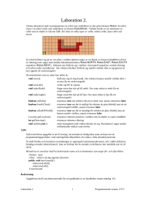 Laboration 2