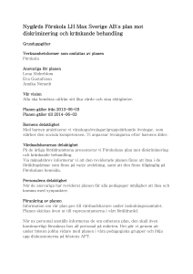 Plan mot kränkande behandling