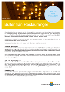 Buller från Restauranger