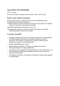 Lpp atom och kärnfysik