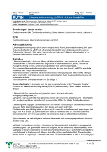 Rutinmall - Alfresco - Västra Götalandsregionen