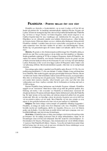 118 FILADELFIA - PORTEN MELLAN ÖST OCH VÄST Filadelfia (gr