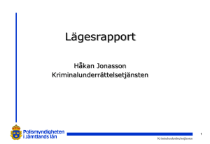 Polisen Lägesrapport 110203