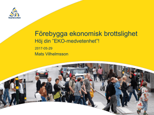 Förebygga ekonomisk brottslighet