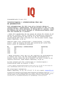 PRM medieinvesteringar alkoholreklam