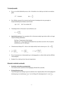 Termodynamik
