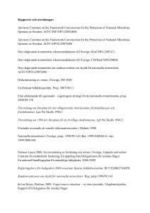 Rapporter och utredningar: