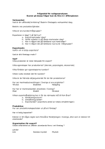 Multiple choice frågor