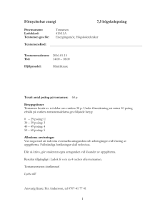Förnyelsebar energi 7,5 högskolepoäng