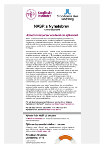 NASP:s Nyhetsbrev