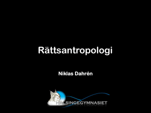Rättsantropologi