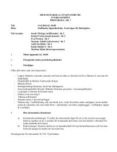 Protokoll 9 - Styrelsemöte 11.8.2016