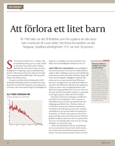 Att förlora ett litet barn
