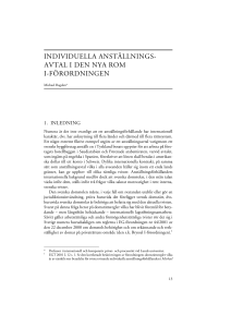 avtal i den nya rom i