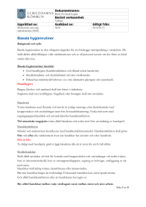 Basala hygienrutiner